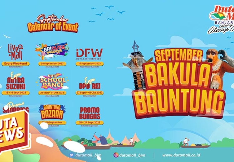 Calendar of Event Duta Mall Banjarmasin Bulan September 2023